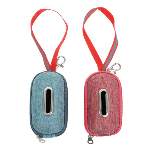 2Stk. Pet Müllbeutel-Taschen Mit -Halter, Tragbar 2