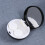 1pc marble pattern portable lenses case for home and travel (black) 10