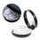 1pc marble pattern portable lenses case for home and travel (black) 7