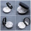1pc marble pattern portable lenses case for home and travel (black) 6