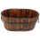 Wood Planter Pot Wiederverwendbarer Pflanzbehälter 1