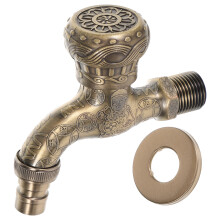 Wandmontierter Zinklegierung Wasserhahn Gold Für Bad Küche