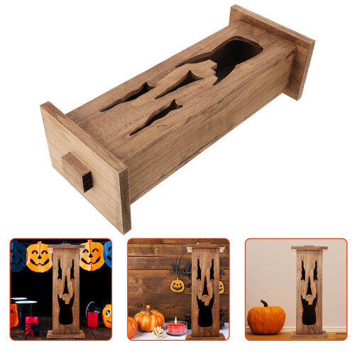 Halloween Holz Ghost Statue Arrangement 2