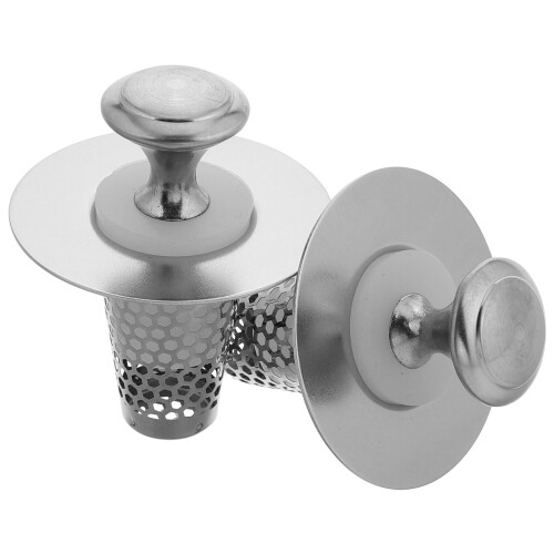 2 Sets Abfluss- Für Waschbecken Haarfilter