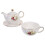 1 Set Keramik Mit Servierbecher Für Und Restaurant 1