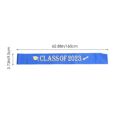 1 Set Absolventenschärpe Mit Strasskrone 2023 Zubehör 1