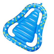 Aufblasbare Hundeschwimmmatte Blau PVC Für Poolspaß