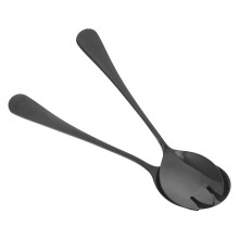 1 Set Salatbesteck Mit Ergonomischem Dessertlöffel Gabel