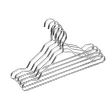 5St Metall Kleiderbügel Aluminiumlegierung Rutschfeste Dunkelgrau