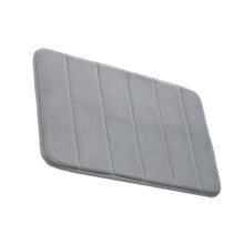 Coral Fleece Bodenmatte Memory Fußmatte Rutschfeste Grau