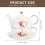 1 Set Keramik Mit Servierbecher Für Und Restaurant 6
