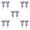 10 Pezzi Stilo Braille A Forma Per Non Vedenti 9