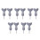 10 Pezzi Stilo Braille A Forma Per Non Vedenti 4