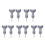10 Pezzi Stilo Braille A Forma Per Non Vedenti 8