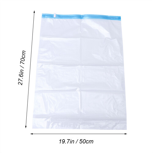 10 Pcs Vacuum Compression Bag Roll Up Seal Bags Travel 2