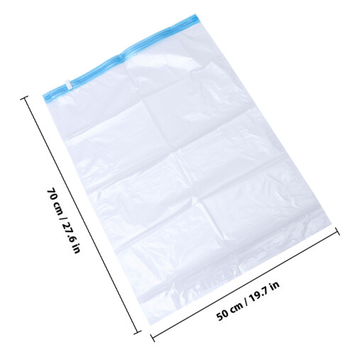 10 Pcs Vacuum Compression Bag Roll Up Seal Bags Travel 1