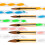 4 Set 10 Pezzi Unghie Cristallo Acrylic Punta Argentata 11