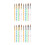4 Set 10 Pezzi Unghie Cristallo Acrylic Punta Argentata 5