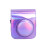 For Instax Mini 12 Camera Case PU Leather Camera Cover-Purple 1