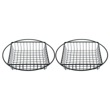 2 Stuks RVS Frieten Opslagmandjes Friteerhapjes Mandjes Keukengadgets