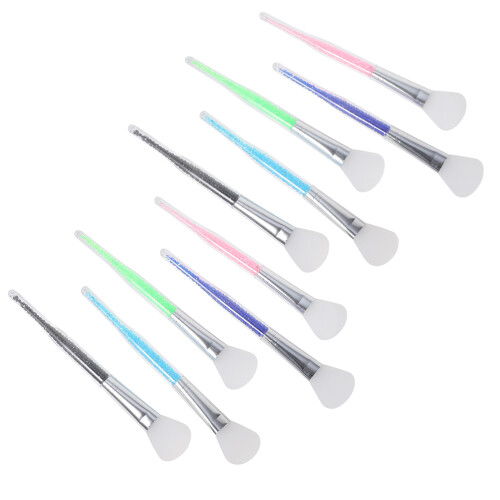 10 Unidades Escovas Faciais Com Cabeça De Silicone Suave