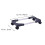 Computer Case Holder ABS CPU Stand Mit Bremsrollen Schwarz 6