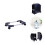 Computer Case Holder ABS CPU Stand Mit Bremsrollen Schwarz 4
