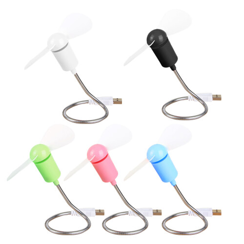 5Stk USB Mini Ventilator Flexibler Kühlventilator Für Notebook