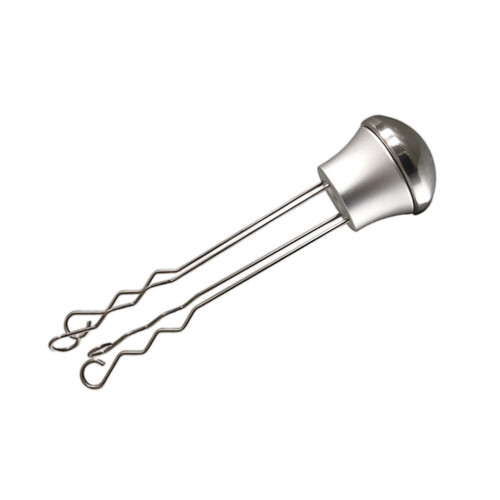 Coffee Stirrer Tamper Holzgriff Zubehör Silber