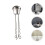 Coffee Stirrer Tamper Holzgriff Zubehör Silber 5