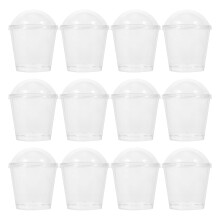 50 Sztuk Kubki Plastikowe Do Deserów Z Pokrywkami