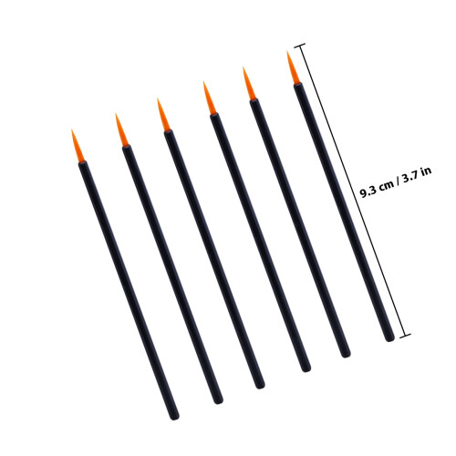 100Stk Feinspitzen Einweg Eyeliner Applikatorstäbchen 2