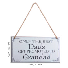 Only The Best Get Promoted To Grandad Wandtafel Schild