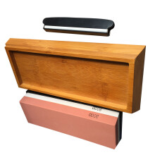 1 Set Mit Holzunterlage Für Küchenmesser