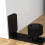 Durable Black Metal Barn Door Floor Guide with Adjustable Roller 7