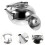 Silver Stainless Steel Tea Pot with Strainer for Kitchen Use 4
