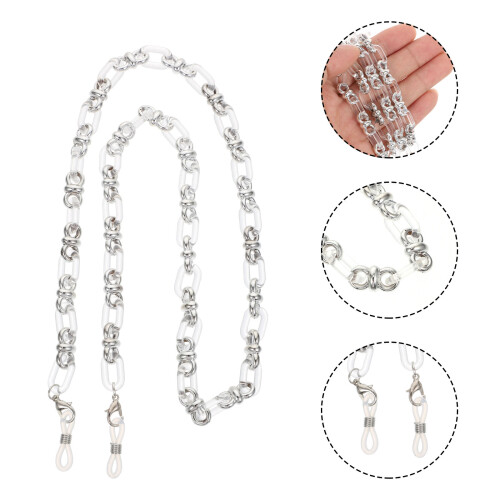 Decoratieve Brillenriem Zilverkleurig 1