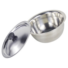 1 Set Edelstahl Rührschüssel Küche Mit Deckel
