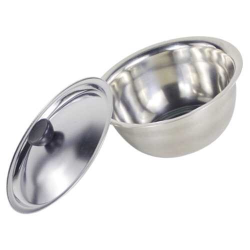 1 Set Edelstahl Rührschüssel Küche Mit Deckel