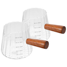 2Stk Transparente Kannchen Mit Für Milch Und