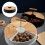 1 Set Geteilter Servierplatte Snack Tablett Obstteller 8