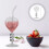 1 Set Herzförmige Cocktailgläser Mit 6