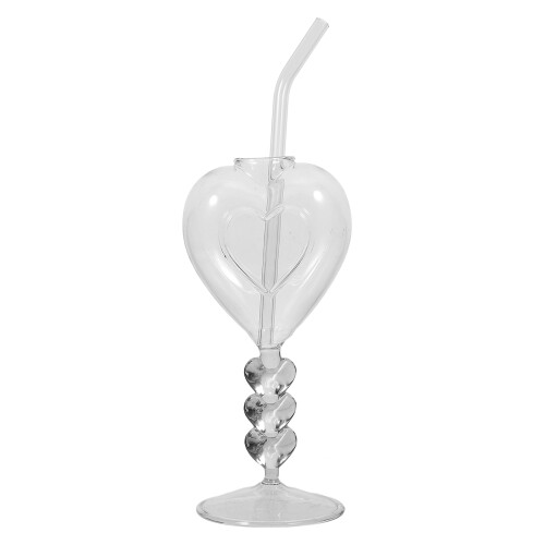 1 Set Herzförmige Cocktailgläser Mit 2