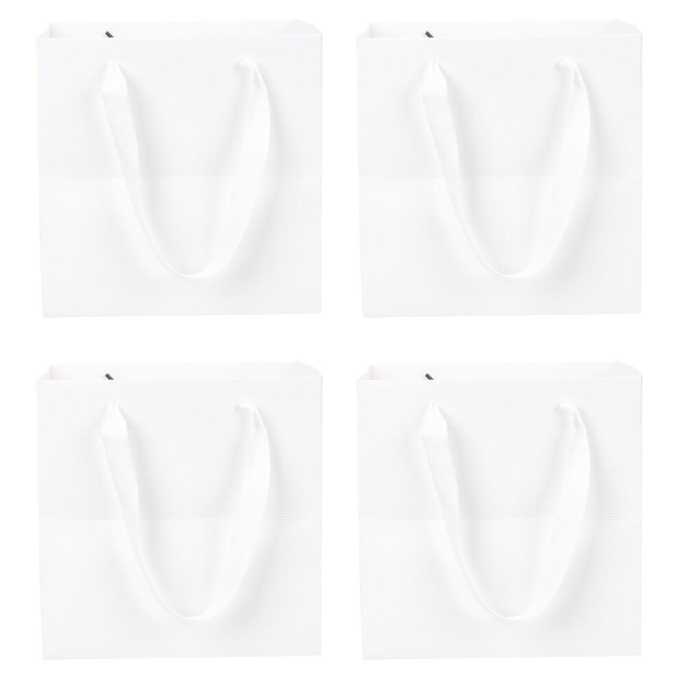 4 Sztury Torby Papierowe Kraftowe Z Uchwytem Na Jedzenie I Chleb-image