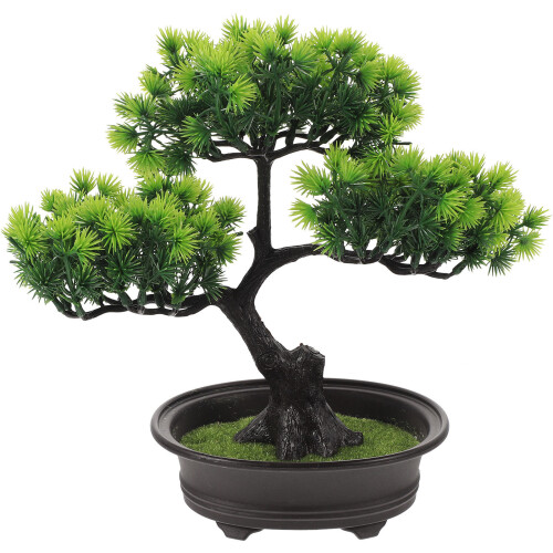 3 Unidades Árvore Bonsai Artificial Vaso Para Casa