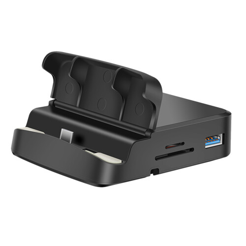 2Pcs 8 1 Hub Tipo-C Adaptador Multipoerto Com Suporte