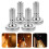 10Pcs Silver Iron Lamp Turn Switch Knobs Durable Screw-on Replacement 3