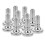 10Pcs Silver Iron Lamp Turn Switch Knobs Durable Screw-on Replacement 6