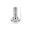 10Pcs Silver Iron Lamp Turn Switch Knobs Durable Screw-on Replacement 11