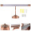 9W Badezimmer Wandleuchte Front LED Beleuchtung 3